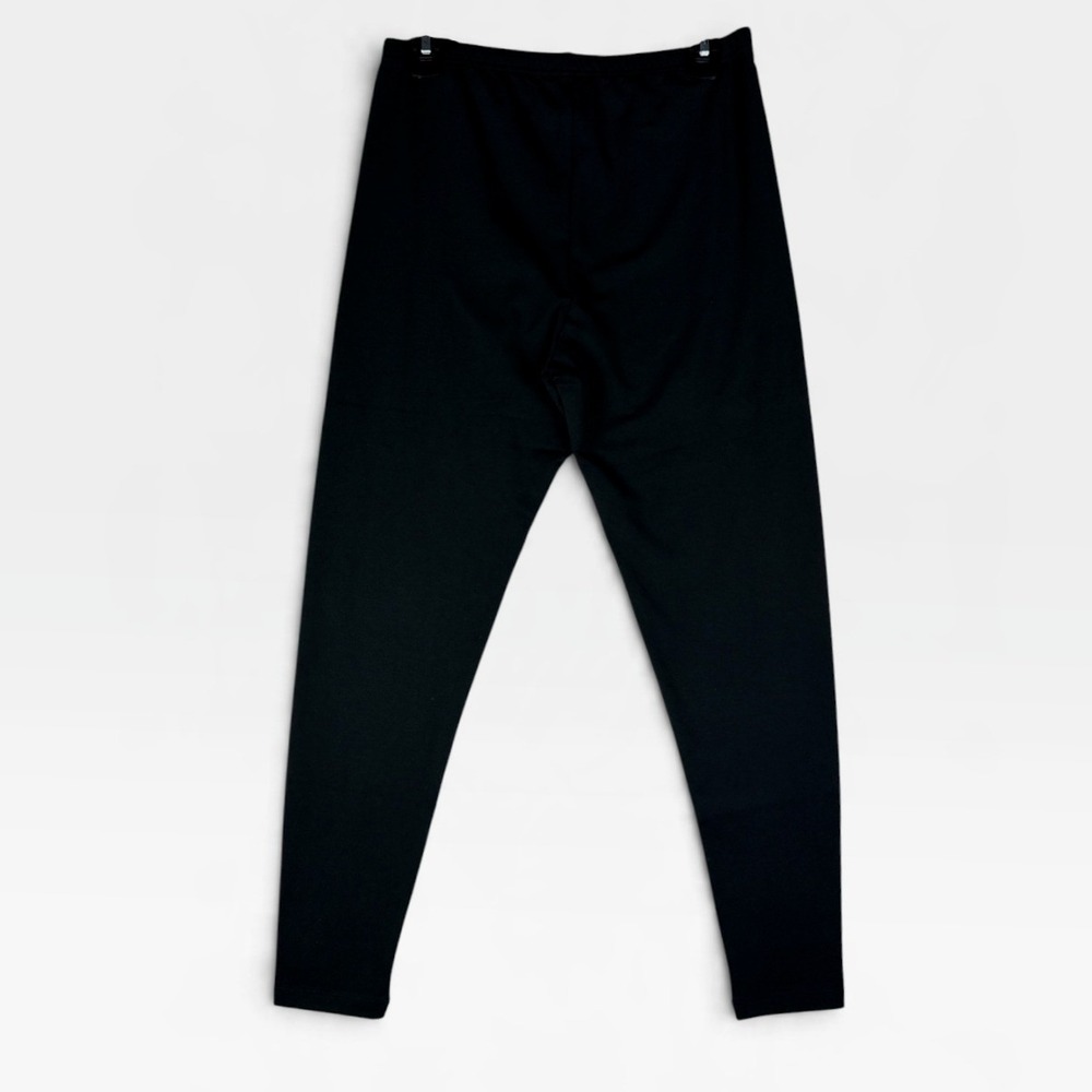 J. Jill Pima Ankle Leggings Womens Medium Black Cotton Lycra Stretch NWT - Picture 2 of 9